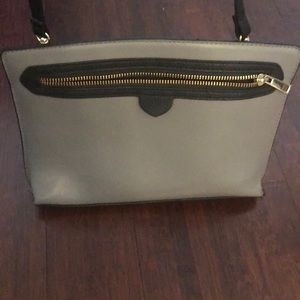 Gray & Black Crossbody Purse